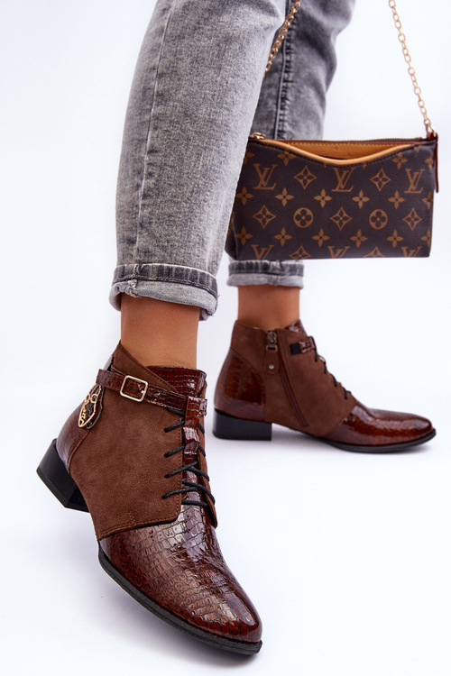 Women's Leather Boots Maciejka 5743A-02 Brown