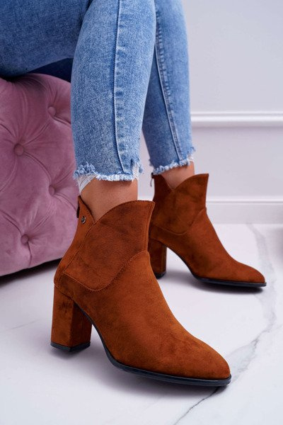 Women's Heeled Boots Sergio Leone Camel BT525