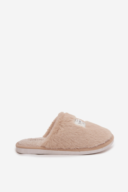 Home Shoes Ladies Furry Beige Maelis