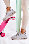 Women's sports material shoes Grey Lenney