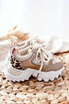 Children's Sport Shoes Sneakers Beige Rommie