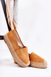 Espadryle Damskie Platforma Camel Marise