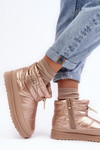 Women's Insulated Snow Boots Lee Cooper LCJ-23-44-1965L Beige