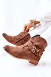 Women's Suede Boots Warmed Beige Castlerock
