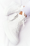 Sports Shoes On A Platform With A Purse White Alexis