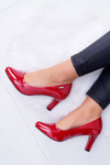 Women's Sergio Leone Red Lacquered Orsola pumps