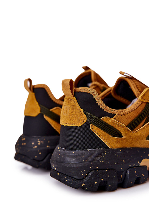 Buty Sportowe Skórzane Memory Foam Big Star Camel II174234