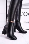 Women's Boots On High Heels Black Gun