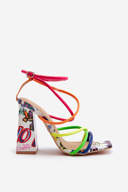 Fashionable High Heel Sandals Multicolour Josette