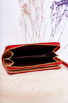 Women's Large Wallet With Ornament Red Fabio
