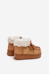 Snow Boots Kids Insulated With Fur Camel Adelane
