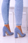Suede Women's Blue Celine Stiletto pumps