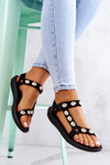 Women's Sport Sandals Decorative Shells Black Conner