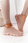 Women's Slip-on Sneakers Beige Marathon