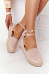 Espadrilles On A Straw Platform Beige Bali
