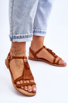 Women's Sandals Eko-suede Boho Brown Lucami