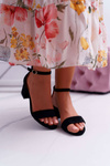 Women's Stiletto Sandals Black Zephira