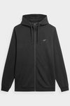 Men's Hoodie Zip 4F Black 4FWAW24TSWSM1256-20S