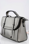 Women's Handbag Silver Chest Purse Jets