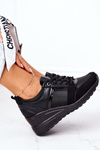 Wedge Sneakers Vinceza 10606 Black