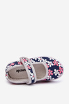 Children's ballerinas in flowers navy blue-Grey Noah