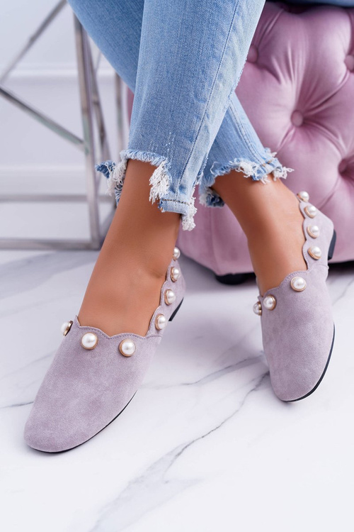 Women's Grey Ballerinas Lu Boo Milis
