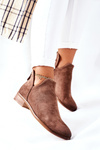 Women's Suede Boots Warmed Beige Joaliene
