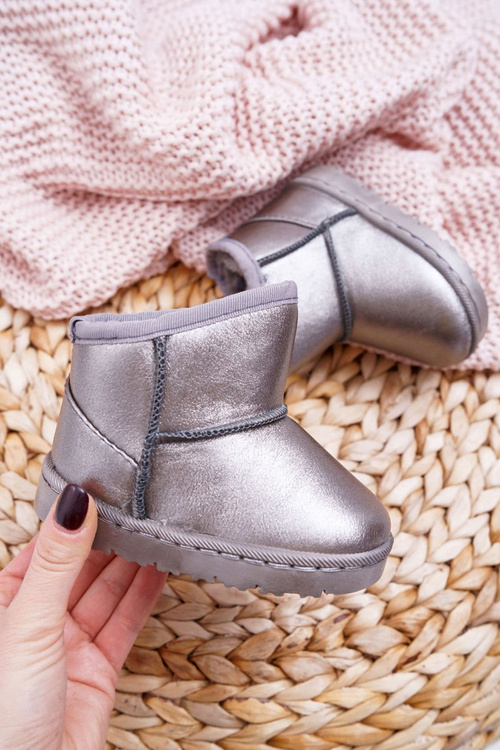 Warmed Children's Pewter Scooby Snow Boots