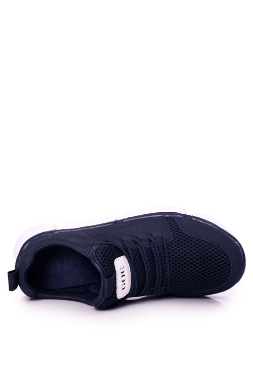 Męskie Sportowe Buty Sneakersy GOE HH1N4031 Granatowe