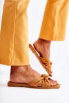 Women's Fashionable Suede Slippers Camel Lorrie