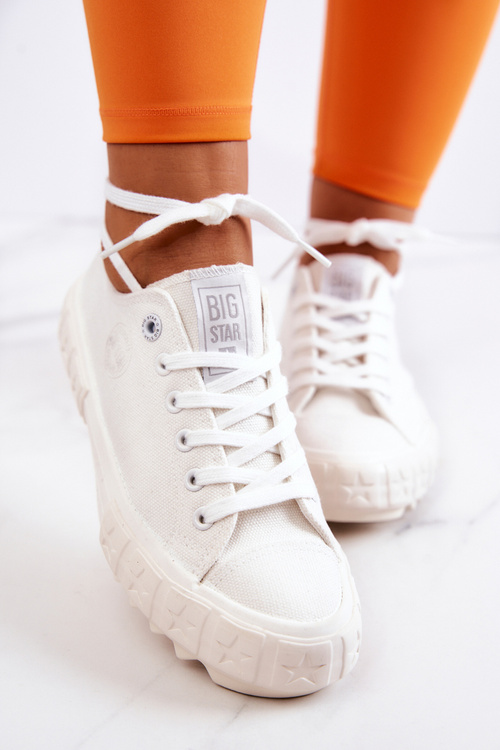 Tenisówki Trampki Niskie BIG STAR Białe JJ274509
