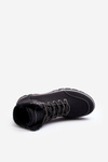 Men's Trekking Boots Fur-Lined Black Raisah