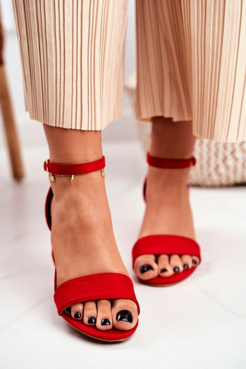 Women's Sandals Eco-Suede Red Oh Baby!