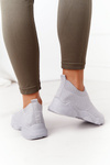 Damskie Sportowe Buty Slip-on Szare Yoga Class