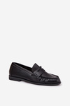 Women Loafers Made of Eco Leather Black Lilith