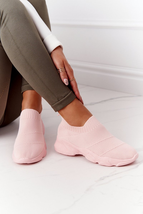 Women's Slip-on Sneakers Pink Yoga Class