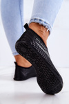 Buty Sportowe Damskie Do Wody Czarne ProWater 22-4-013L