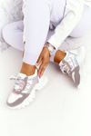 Women's Sneakers On A Chunky Sole White Power