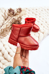 Warmed Children's Snow Boots Red Scooby