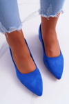 Classic Suede pumps Blue Rheya