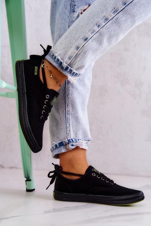 Tenisówki Lekkie Damskie Czarne Big Star JJ274261