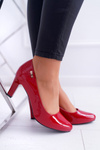 Women's Sergio Leone Red Lacquered Orsola pumps
