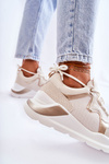 Women's Fashionable Sneakers Light beige Allie