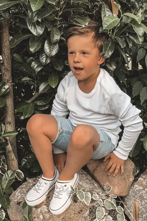 Children's Airy Sneakers White Kids Club