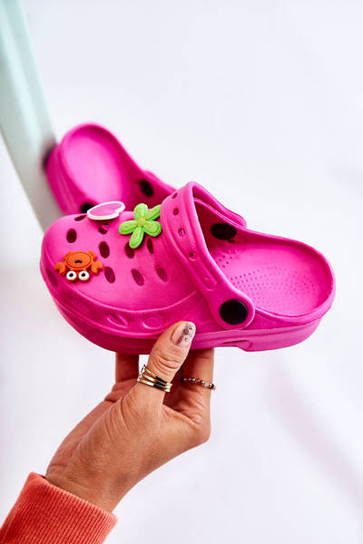 Children's Foam Slippers Crocs Fuchsia Sailor