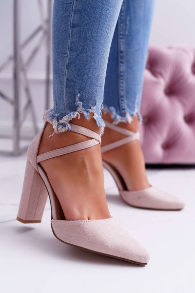 Women's High Traffic Beige Pointed Stiletto pumps