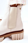 Ankle Boots Worker Maciejka Beige 05312-04