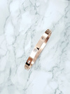 Women's Steel Bracelet With Zirconia Rose Gold 6mm Valerii