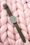 Olive Stylish Leather Women's Watch Giorgio&Dario