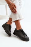 Low Women's Sports Sneakers Made of Eco Leather Black Diunna